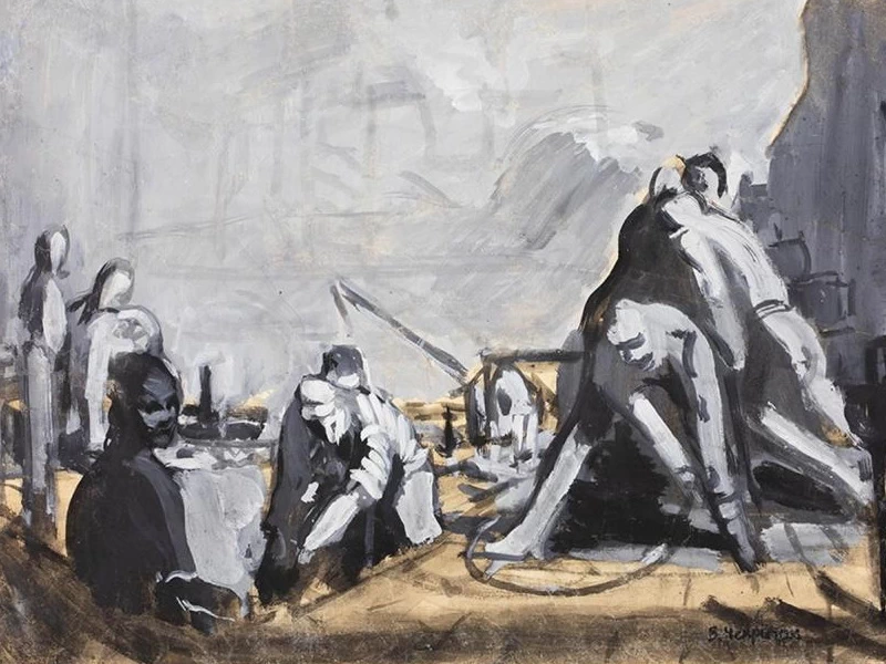 1897-Vasily Nikolaevich Chekrygin - Uomini che lavorano